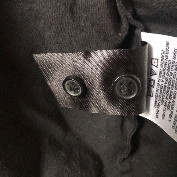 Basic black button down - Picture 3 of 3